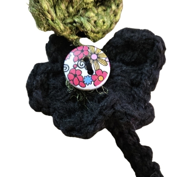 Hand Crafted Bookmark Handmade Crochet Knitted Data Cable tie Acrylic Accessory - Picture 7 of 17